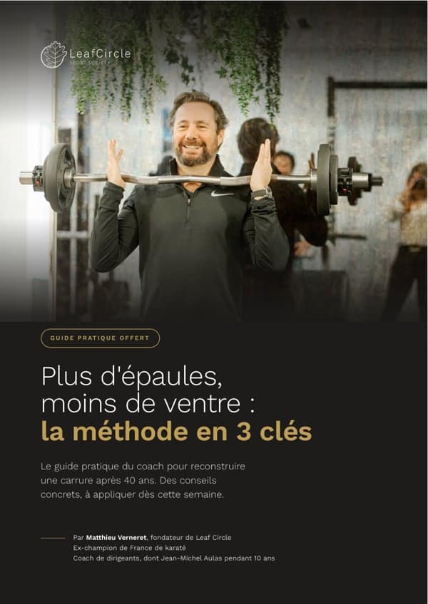 Couverture du guide Plus d’épaules, moins de ventre : la méthode en 3 clés