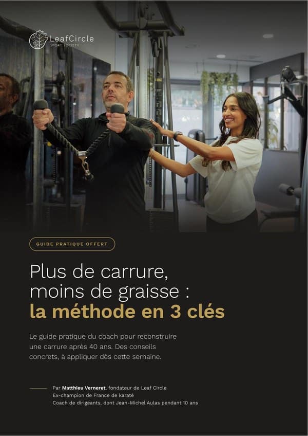Couverture du guide Plus de carrure, moins de graisse : la méthode en 3 clés