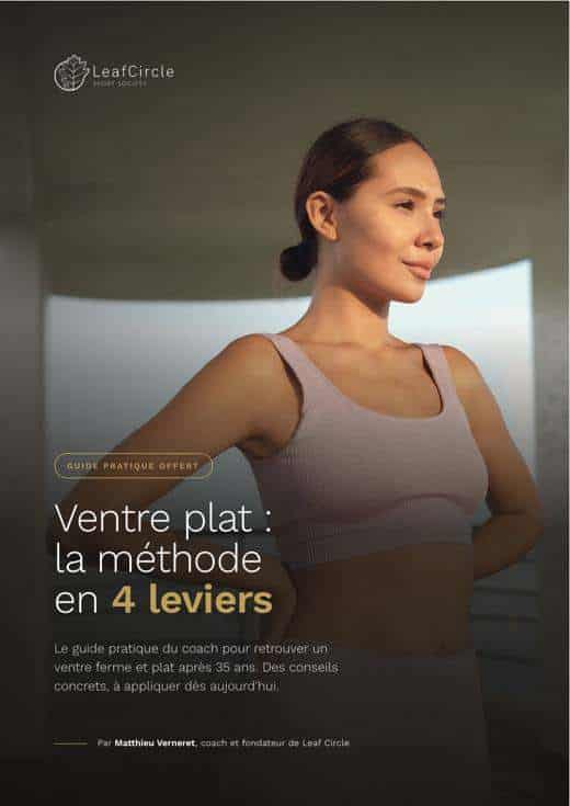 Couverture du guide Ventre plat : la méthode en 4 leviers