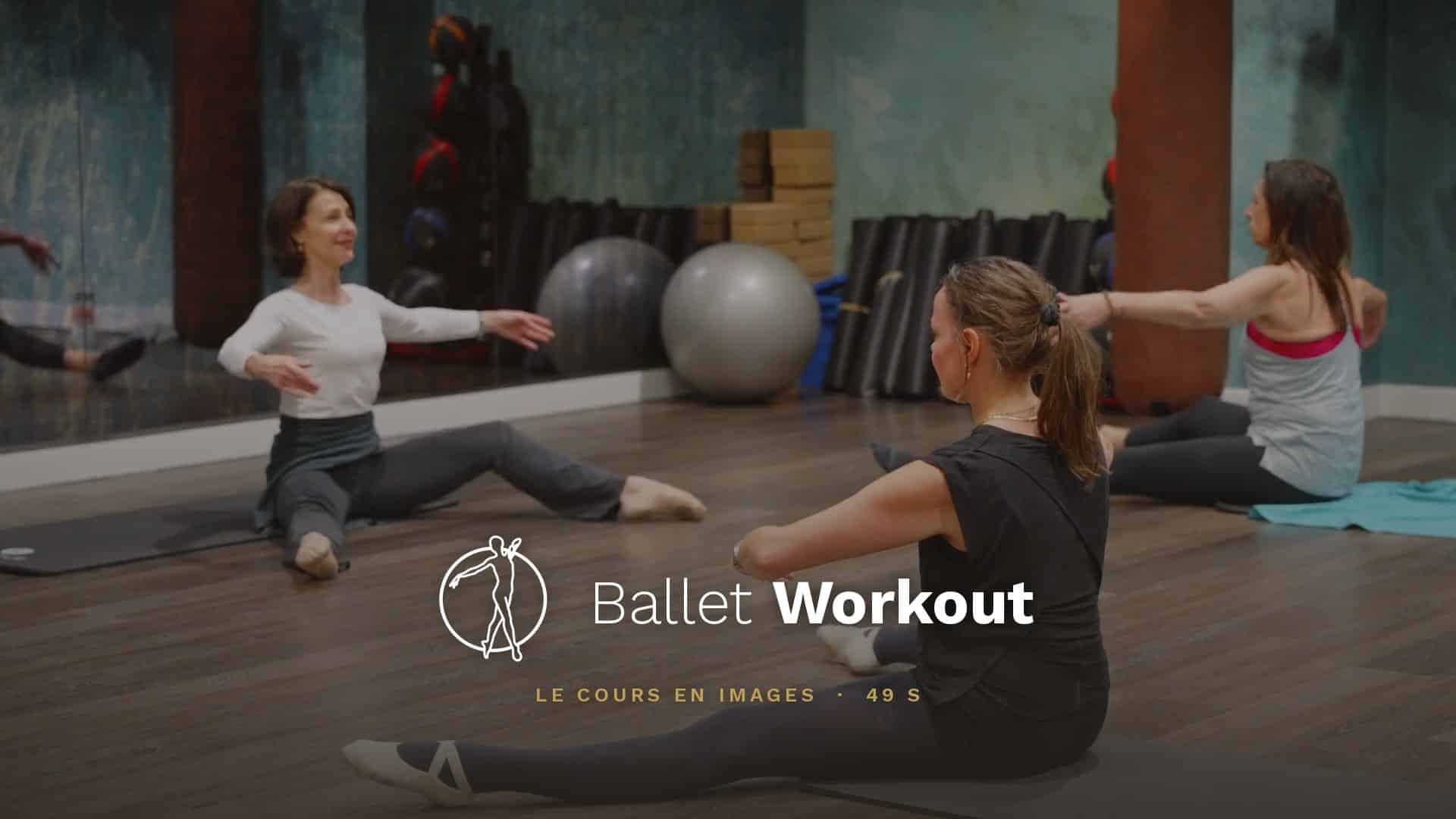Ballet Workout class at the Leaf Circle club, Lyon 6