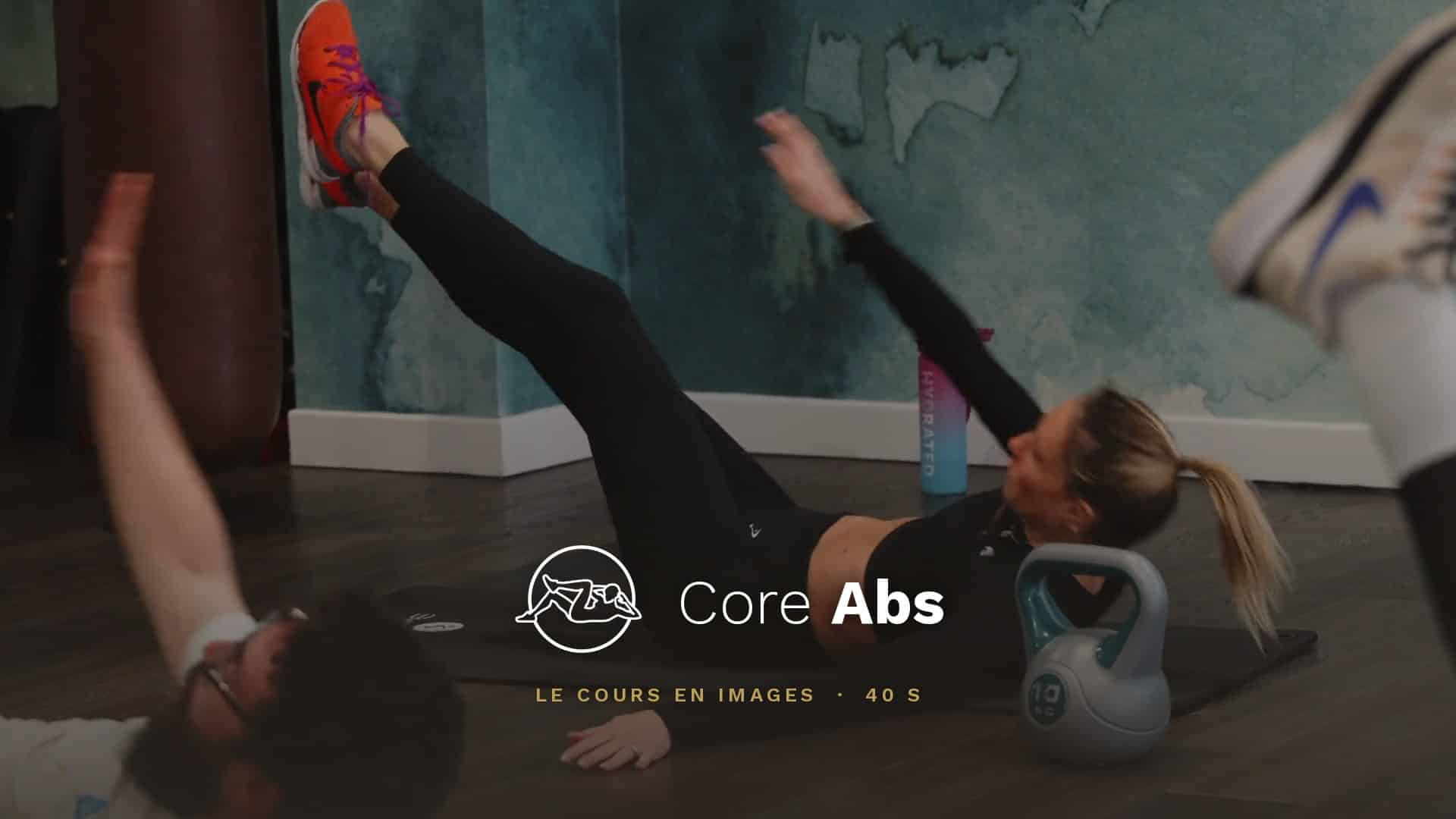 Core Abs class at the Leaf Circle club, Lyon 6