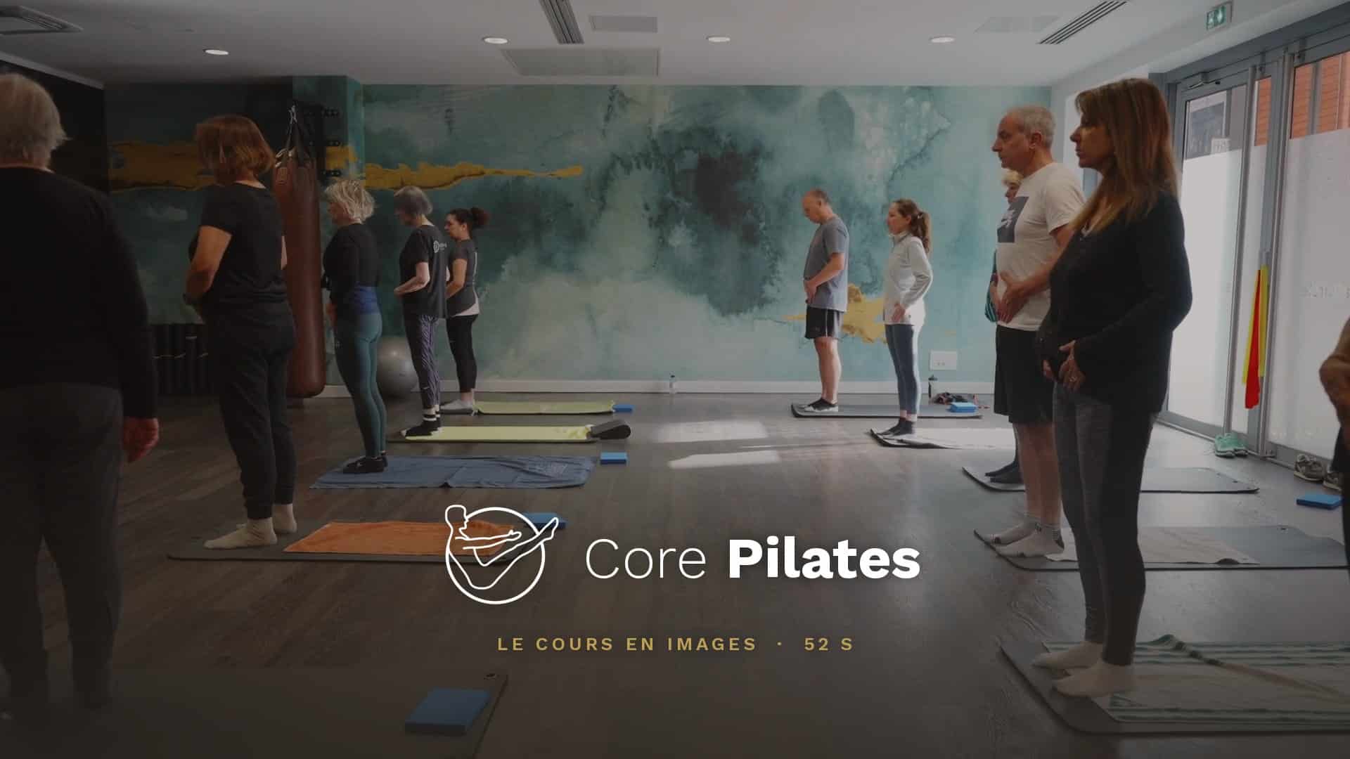 Core Pilates class at the Leaf Circle club, Lyon 6