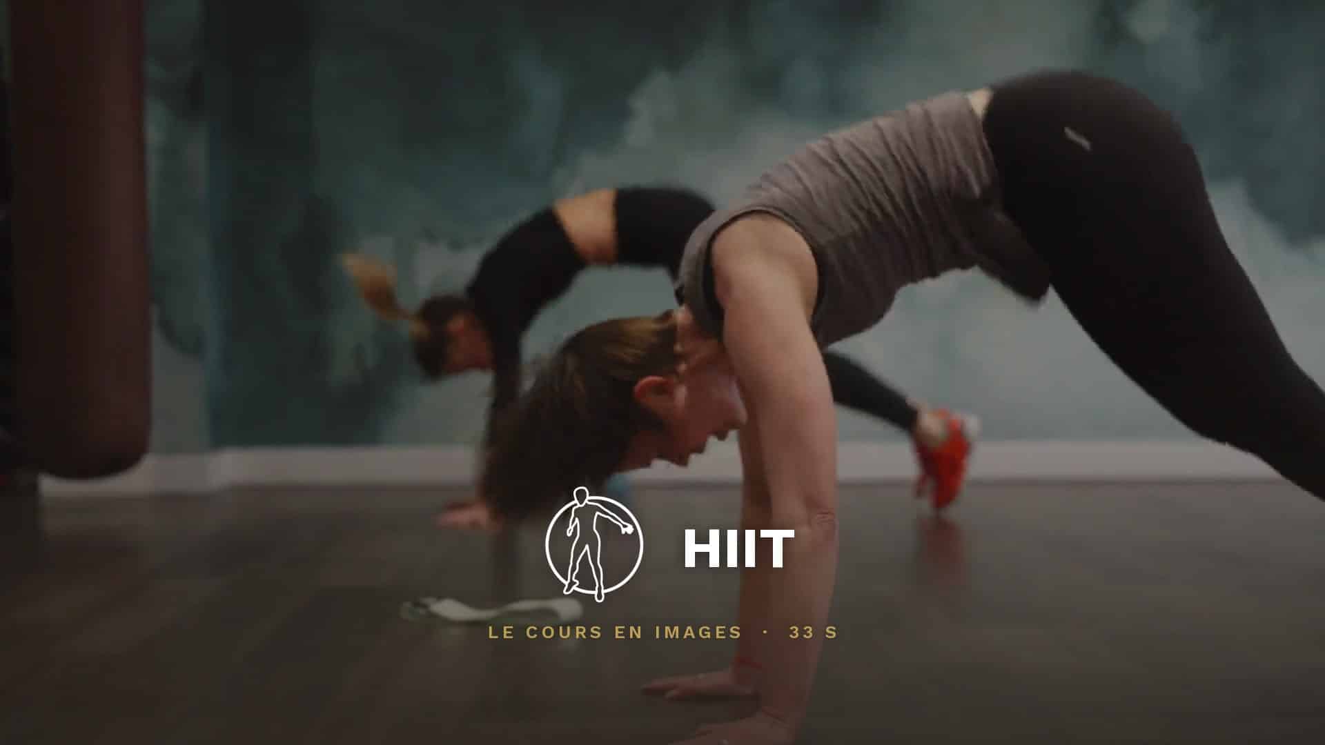 HIIT class at the Leaf Circle club, Lyon 6