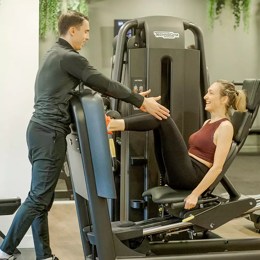 Coaching individuel sur machine au club Leaf Circle, Lyon 6
